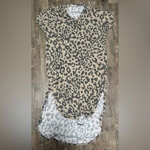 Leopard maxi dress